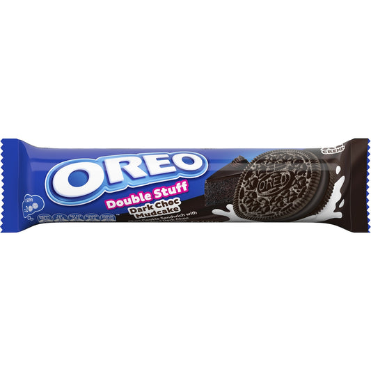 Oreo Double Stuff Dark Chocolate Mudcake Cookies 131g