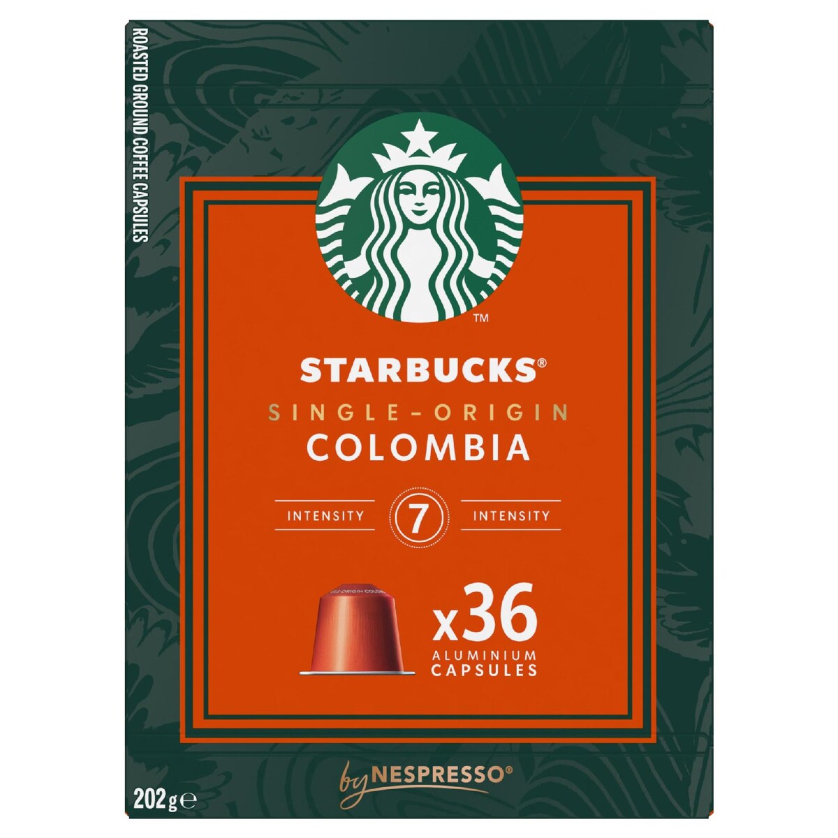 Starbucks by Nespresso Single Origin Colombia Coffee Pods Capsules 36 Pack