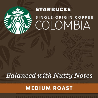 Starbucks by Nespresso Single Origin Colombia Coffee Pods Capsules 36 Pack
