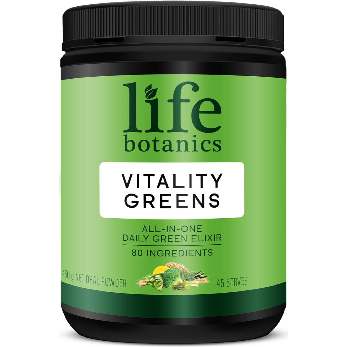Life Botanics Vitality Greens Powder 450g