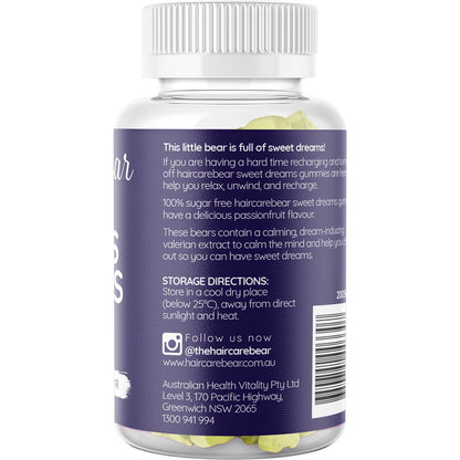 Haircarebear Sweet Dreams Gummies Passionfruit 60 Pack