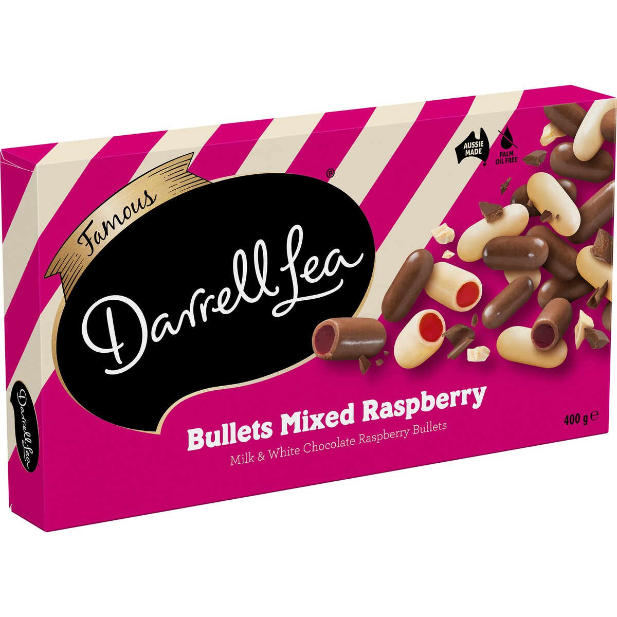 Darrell Lea Milk & White Chocolate Bullets 400g