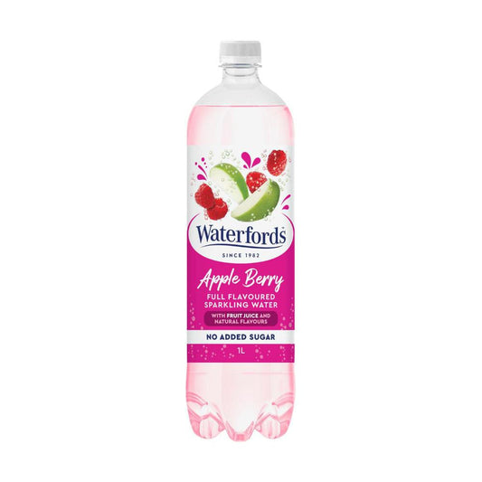 Waterfords Sparkling Water Apple Berry - 1L