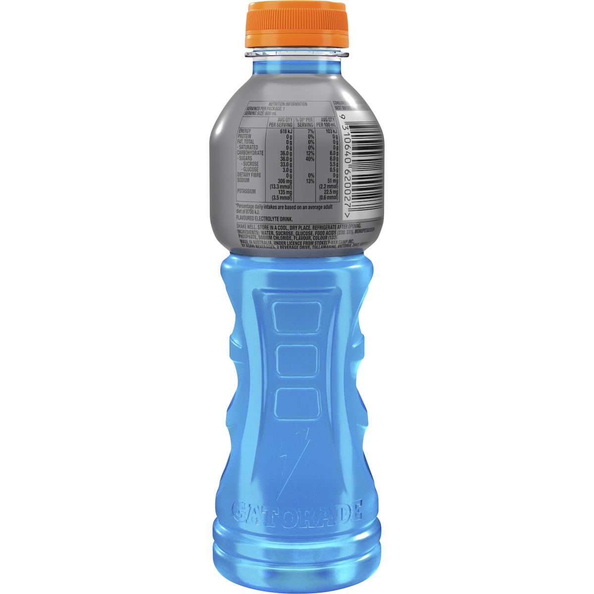 Gatorade Sports Drinks Blue Bolt Electrolyte Hydration 600ml
