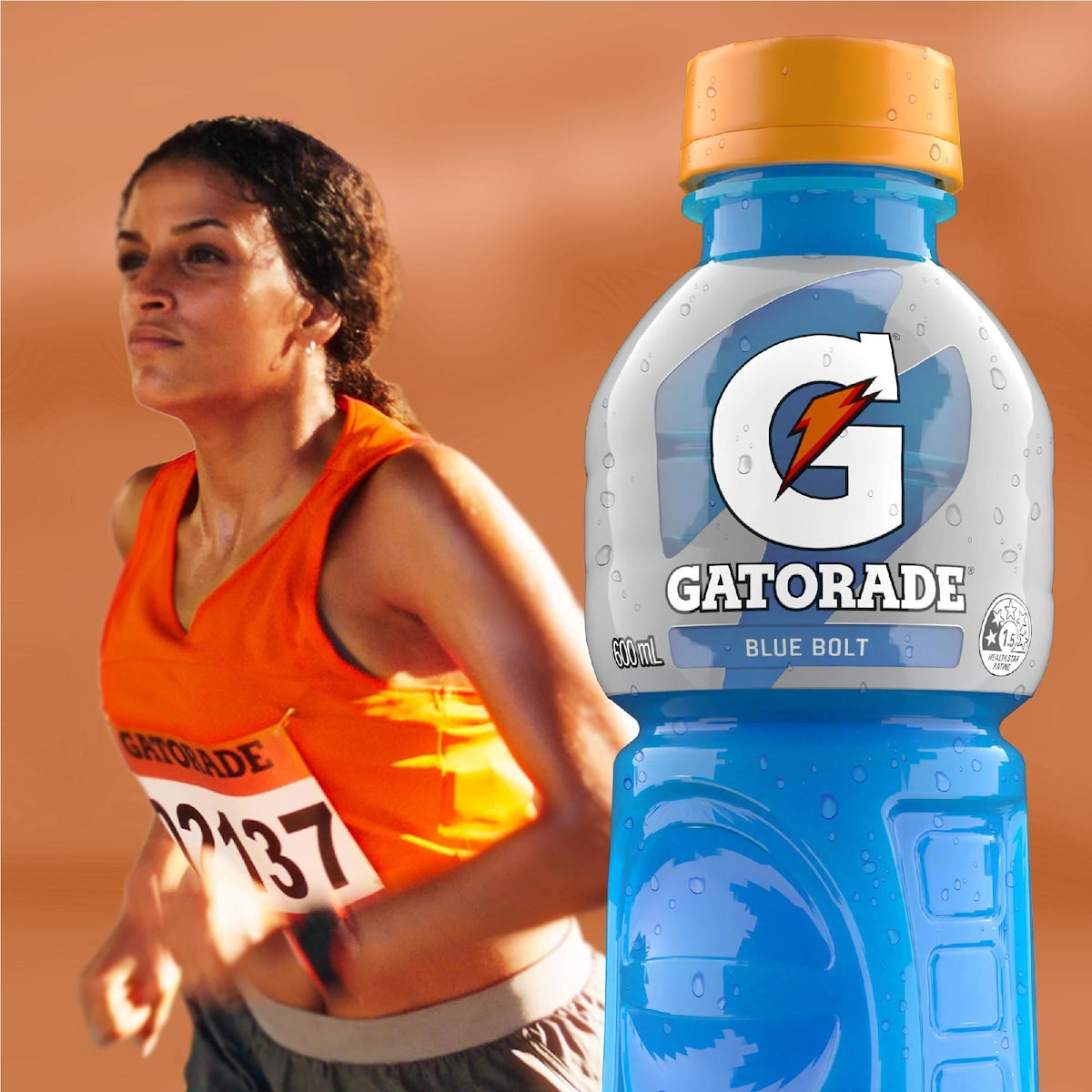 Gatorade Sports Drinks Blue Bolt Electrolyte Hydration 600ml