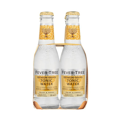 Fever-Tree Premium Indian Tonic Water Mixers 4x200ml - 1L