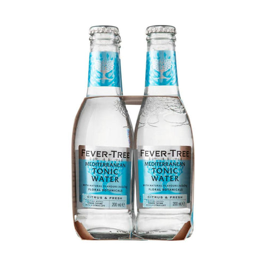 Fever-Tree Mediterranean Tonic Water 4x200ml - 4 pack