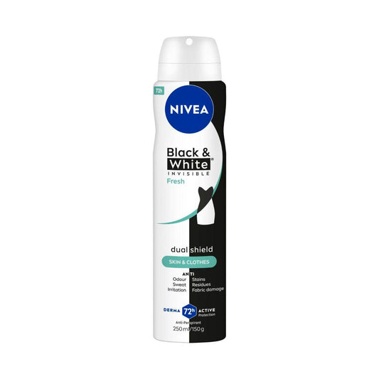 Nivea Deo Aero Female Black And White Fresh - 250mL