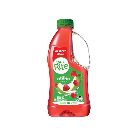 Diet Rite Apple Raspberry Cordial - 1L