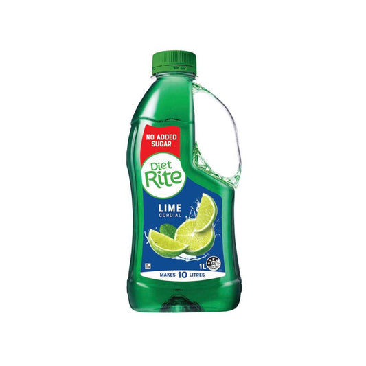 Diet Rite Lime Cordial - 1L