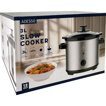 Adesso 3l Slow Cooker Each