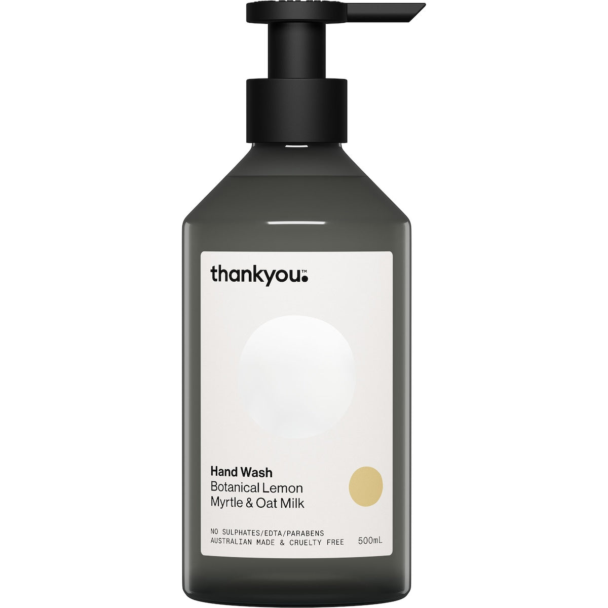 Thankyou. Hand Wash Botanical Lemon Myrtle & Oat Milk Pump 500ml
