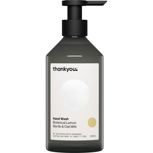 Thankyou. Hand Wash Botanical Lemon Myrtle & Oat Milk Pump 500ml