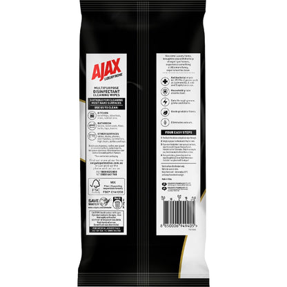 Ajax Multipurpose Cleaning Wipes Luxury Home Lime & Sandalwood 110 Pack