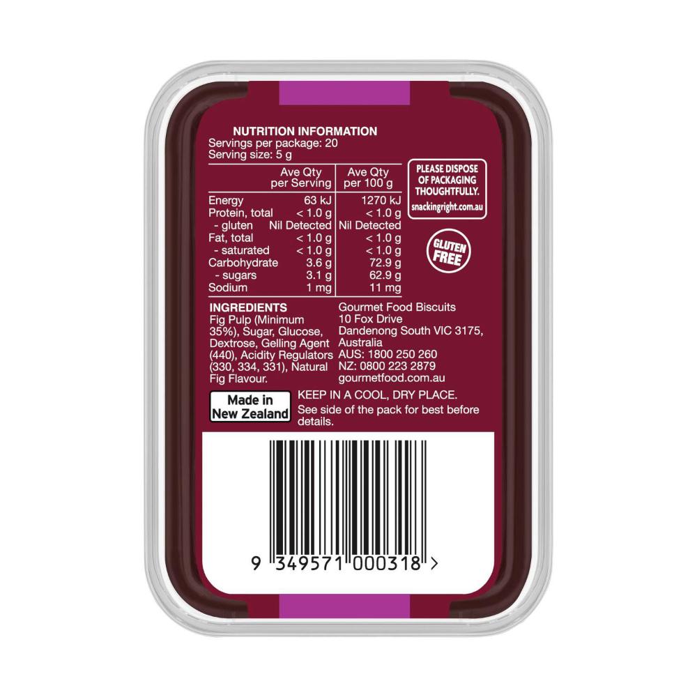 OB Finest Fig Fruit Paste - 100g