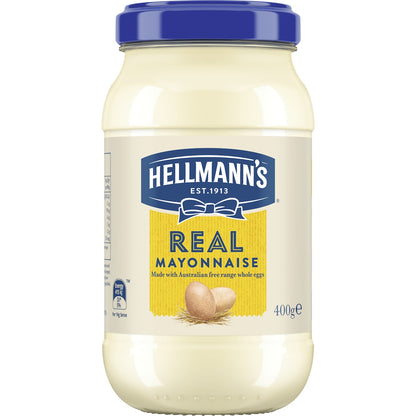 Hellmanns Real Mayonnaise Jar 400g