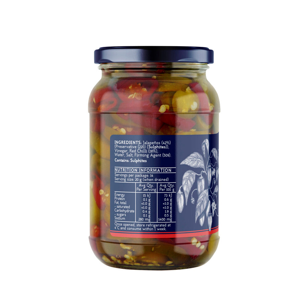 Fehlbergs Jalapeno & Chilli Mix Sliced Pickle - 470g