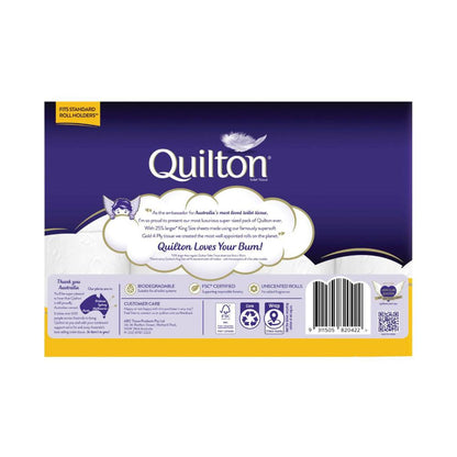 Quilton King Size Gold 4 Ply Toilet Tissue - 20 pack
