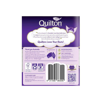 Quilton White Toilet Tissue - 6 pack