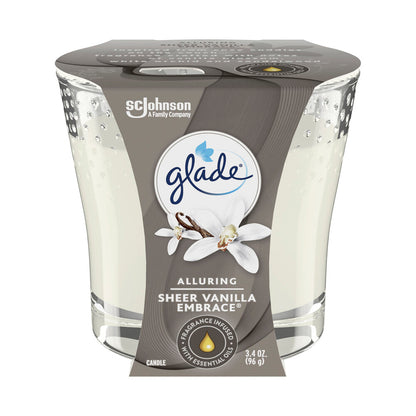 Glade Candle Alluring Sheer Vanilla Embrace - 1 each