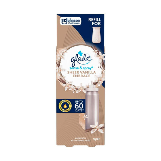 Glade Sense & Spray Air Freshener Refill Sheer Vanilla Embrace - 12g