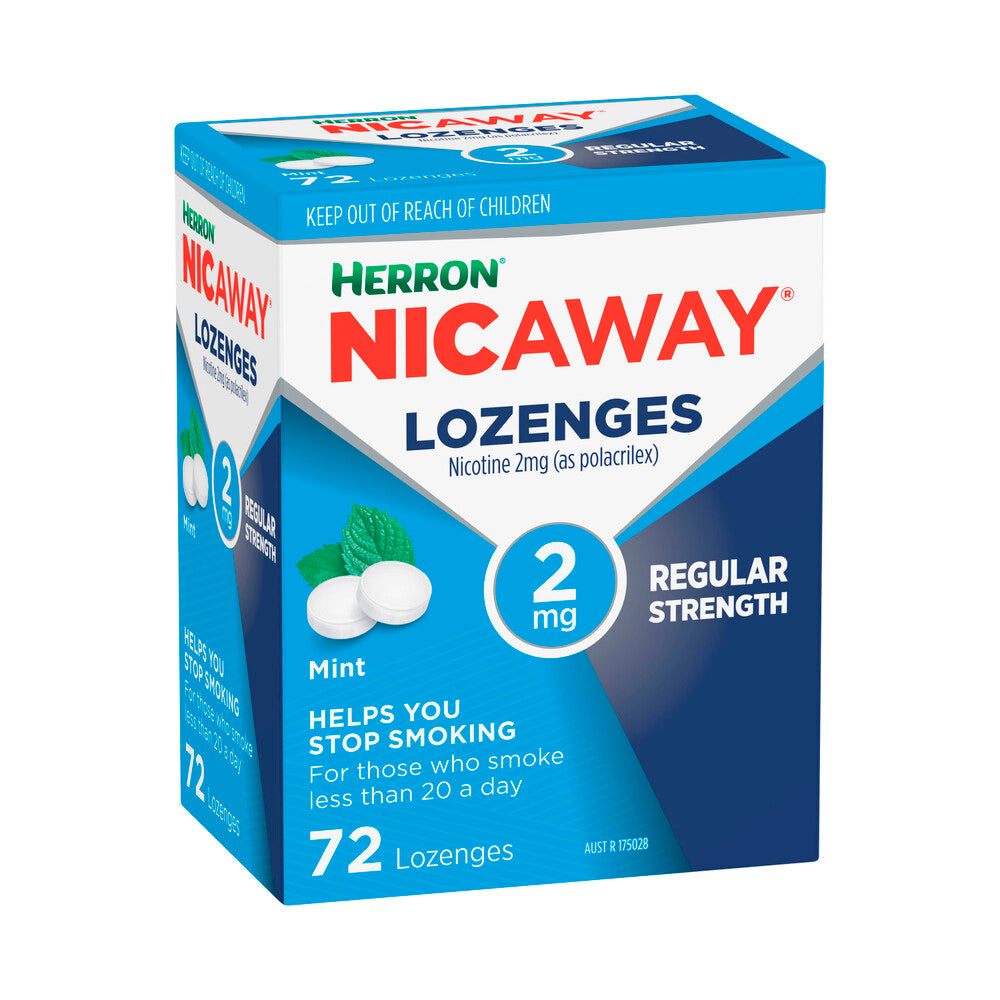 Herron Nicaway Nicotine Lozenge 2mg - 72 pack