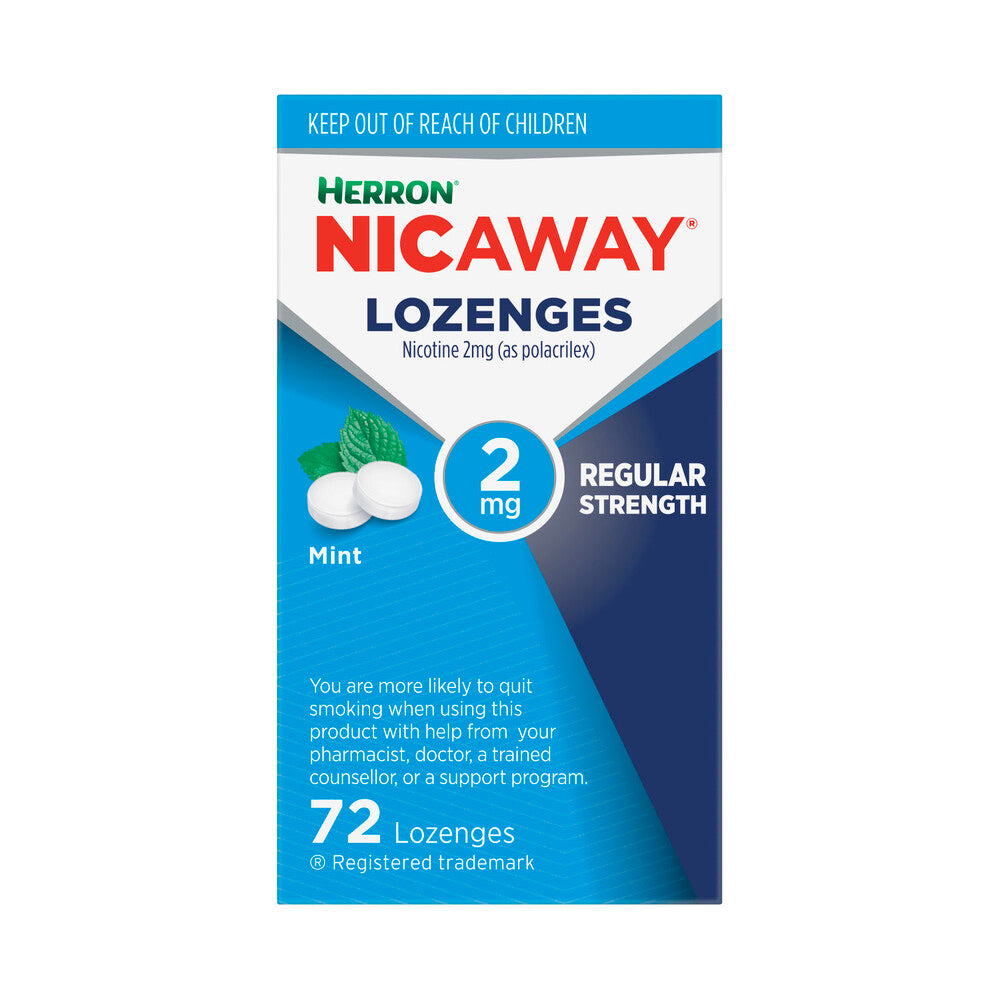 Herron Nicaway Nicotine Lozenge 2mg - 72 pack