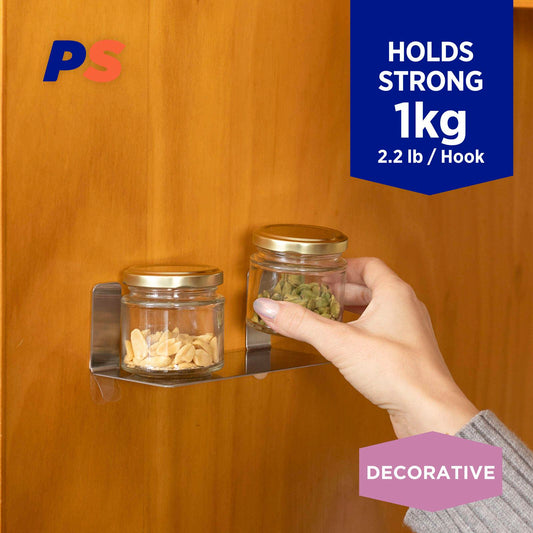 Permastik Steel Metal Shelf Holds 1kg