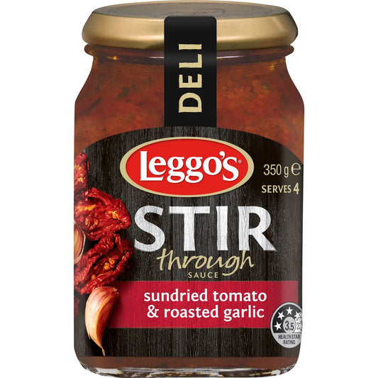 Leggo's Stir Through Sundried Tomato & Roasted Garlic Sauce 350g