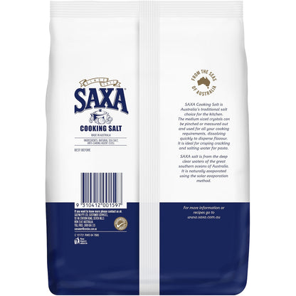Saxa Natural Australian Salt Traditional Cooking Seasoning 2kg