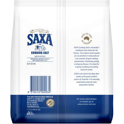 Saxa Natural Australian Salt Traditional Cooking Seasoning 1kg