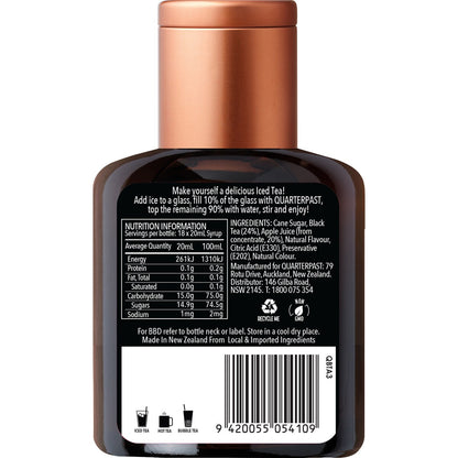 Quarterpast Apple Iced Black Tea 360ml