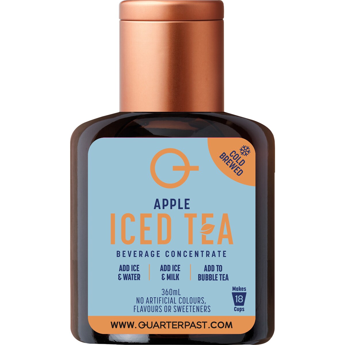 Quarterpast Apple Iced Black Tea 360ml