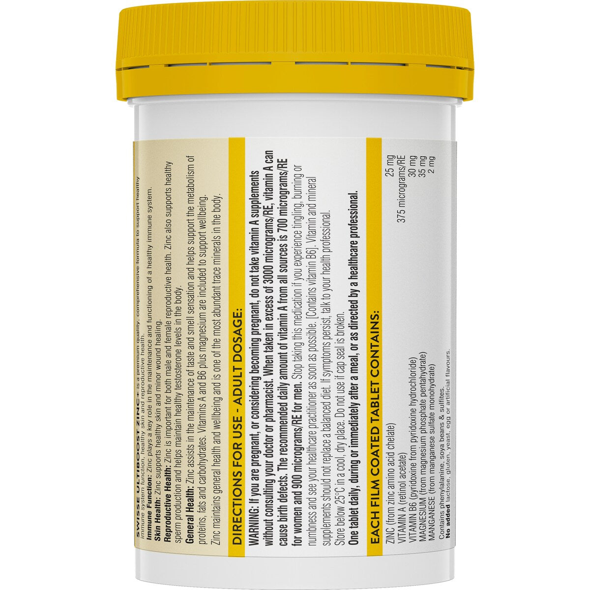 Swisse Zinc+ 120 Pack