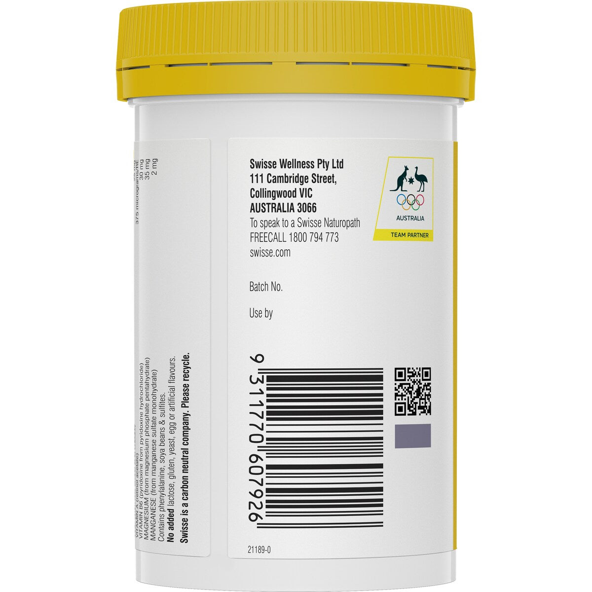 Swisse Zinc+ 120 Pack
