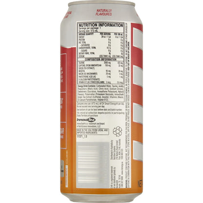 C4 Smart Energy Peach Mango Nectar Can 473ml