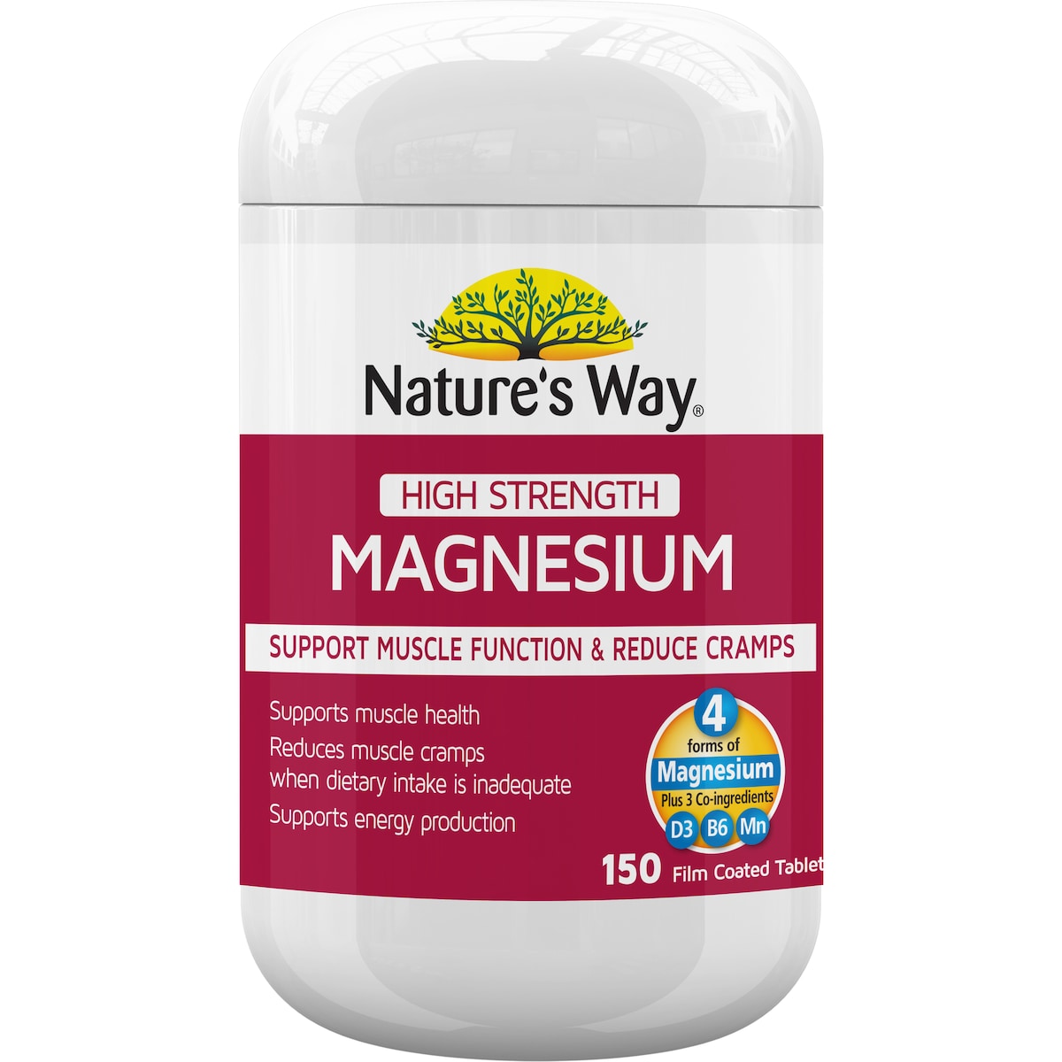 Nature's Way Magnesium Tablets 150 pack