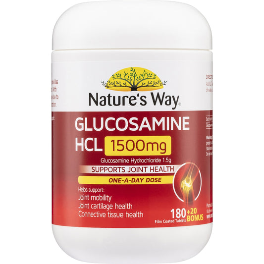 Natures Way Glucosamine Tablets 1500Mg 180 pack