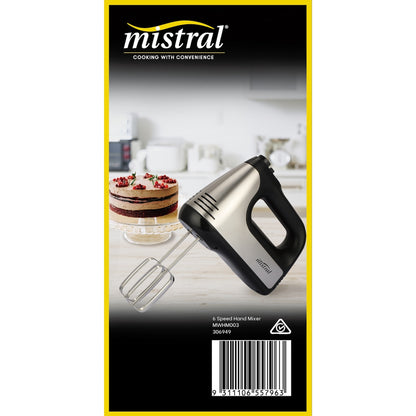 Mistral 6 Speed Hand Mixer