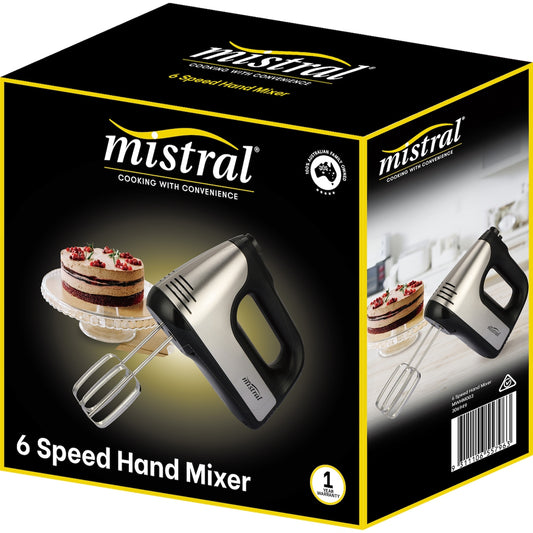 Mistral 6 Speed Hand Mixer