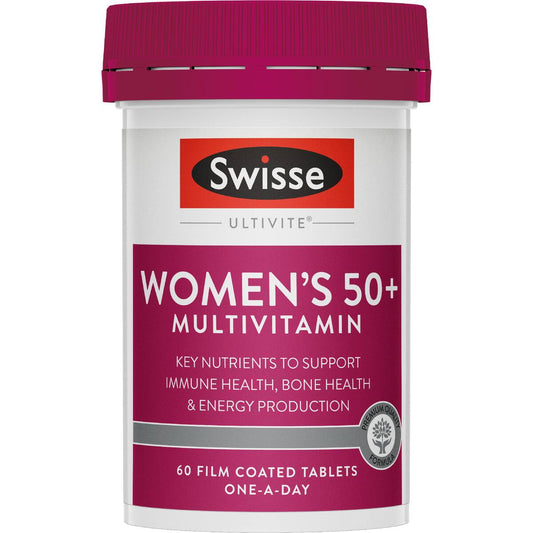 Swisse Ultivite Women's 50+ Multivitamin Tablets 60 Pack