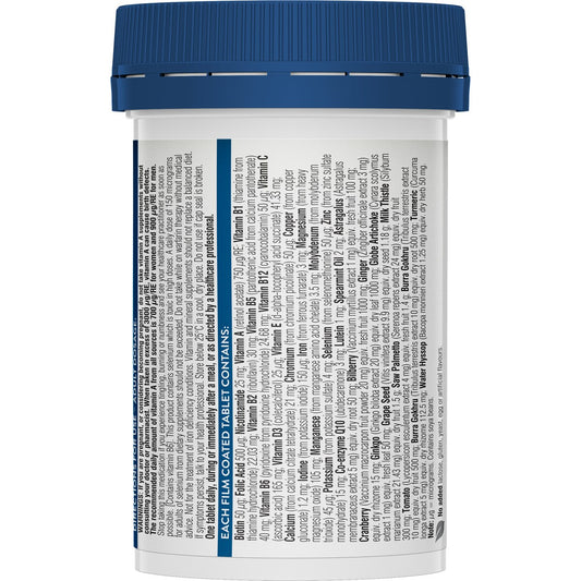 Swisse Ultivite Mens 50+ Multivitamin Tablets 60 Tablets