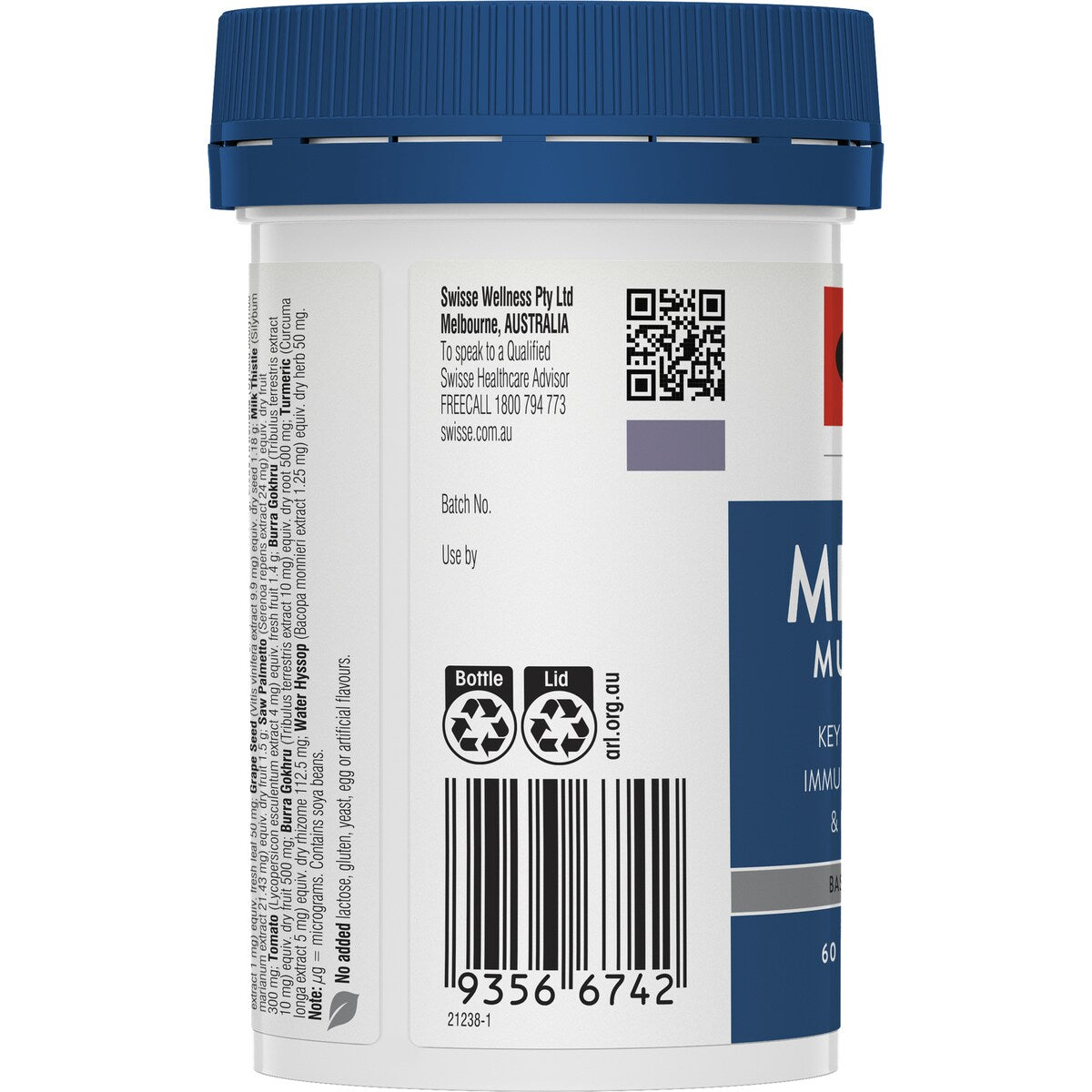Swisse Ultivite Mens 50+ Multivitamin Tablets 60 Tablets