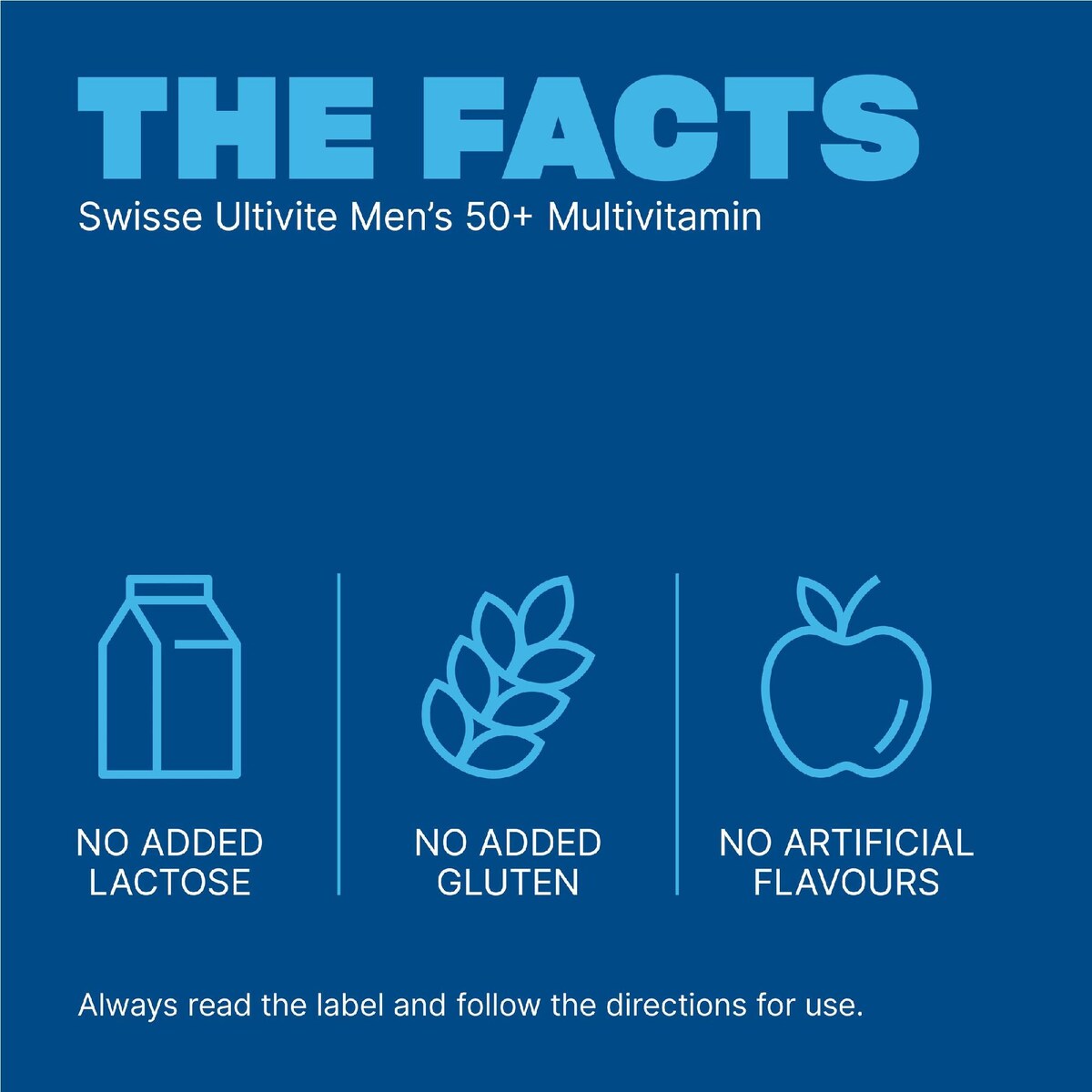 Swisse Ultivite Mens 50+ Multivitamin Tablets 60 Tablets