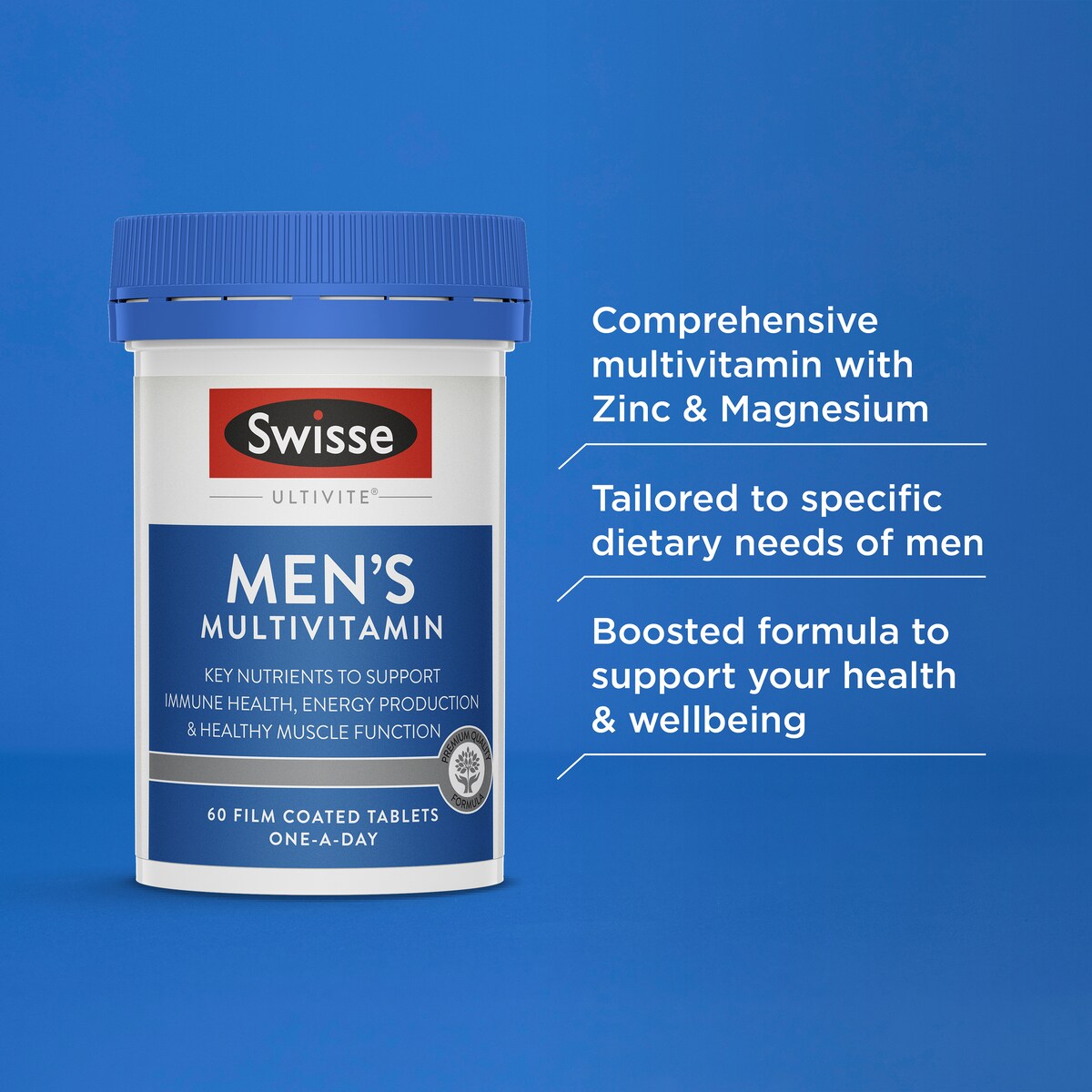 Swisse Ultivite Men's Multi Vitamin Tablets 60 Pack