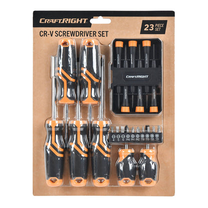 Craftright Screwdriver Set - 23 Piece - 230 x 295mm