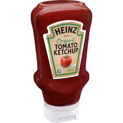 Heinz Tomato Ketchup Squeezy Bottle Organic 500ml