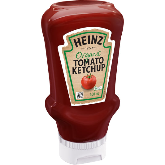 Heinz Tomato Ketchup Squeezy Bottle Organic 500ml