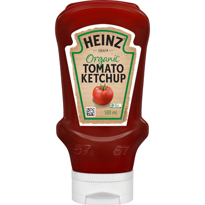 Heinz Tomato Ketchup Squeezy Bottle Organic 500ml
