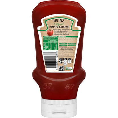 Heinz Tomato Ketchup Squeezy Bottle Organic 500ml
